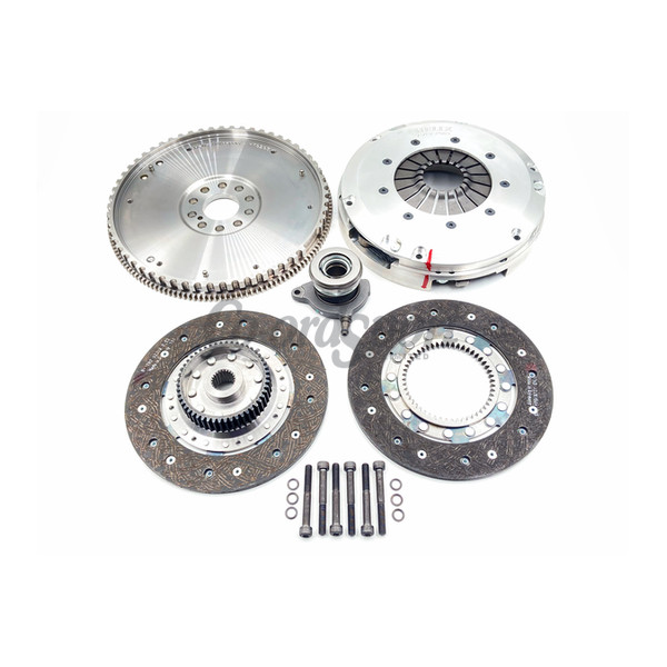 Helix  Ford Focus RS MK2  Organic Twin Plate Kit With Flywheel image