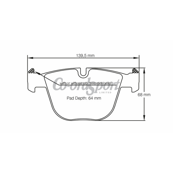 Pagid racing brake pads - RSL1 image