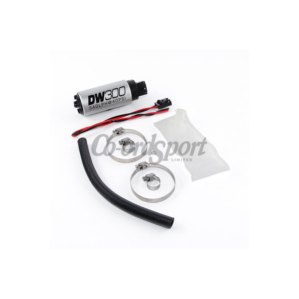 DW DW300 series  340lph in-tank fuel pump w/ install kit for image