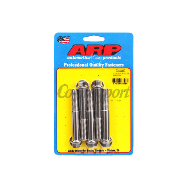 ARP 7/16-20 x 3.000 hex SS bolts image