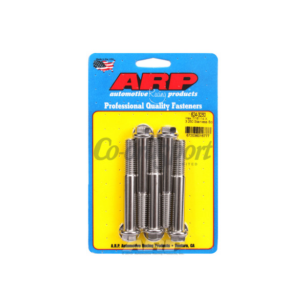 ARP 7/16-14 X 3.250 hex 1/2 wrenching SS bolts image