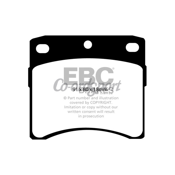 EBC Ultimax OEM Replacement Brake Pads image