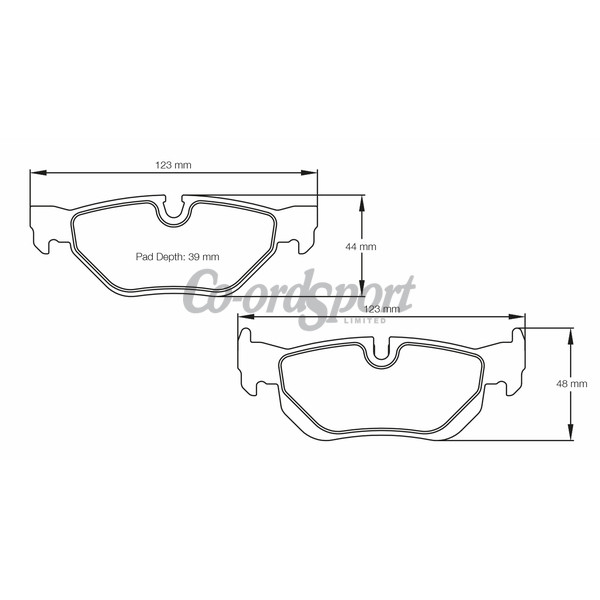 Pagid racing brake pads - RSL1 image