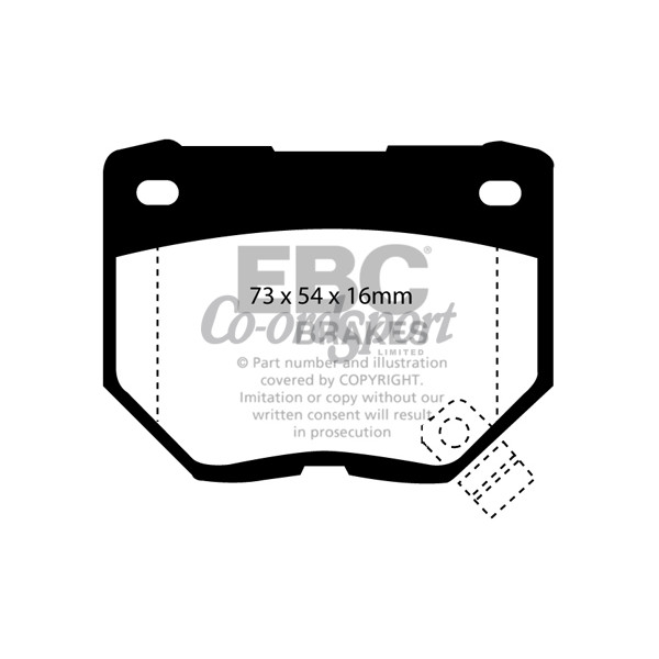 EBC Ultimax OEM Replacement Brake Pads image