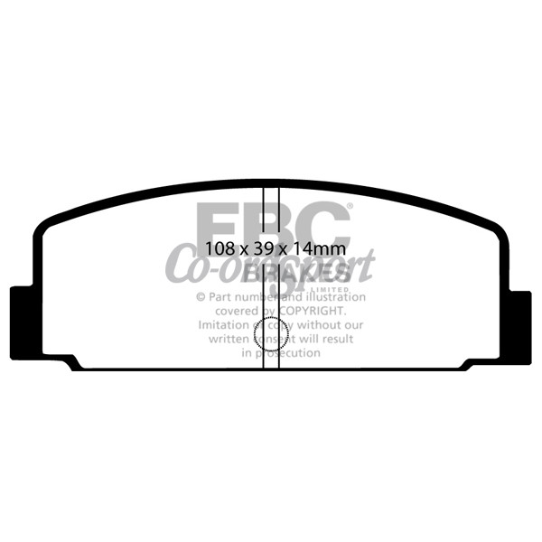 EBC Ultimax OEM Replacement Brake Pads image