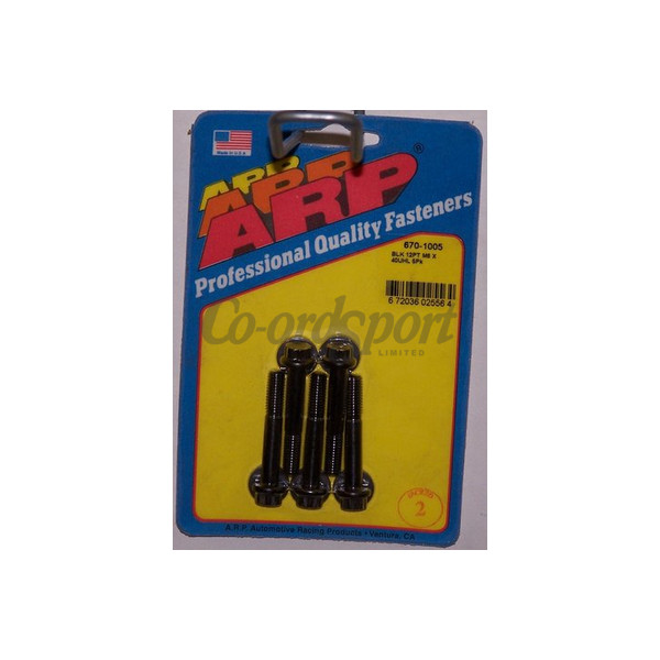 ARP M6 x 1.00 x 40 12pt black oxide bolts image