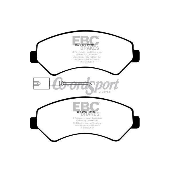 EBC Ultimax OEM Replacement Brake Pads image