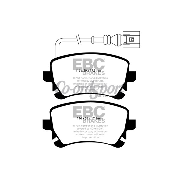 EBC Ultimax OEM Replacement Brake Pads image