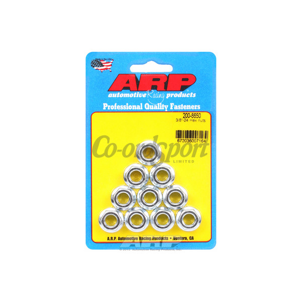 ARP 3/8-24 hex nuts image