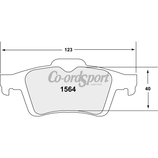 PFC 564 CARBON METALLIC BRAKE PAD SET image