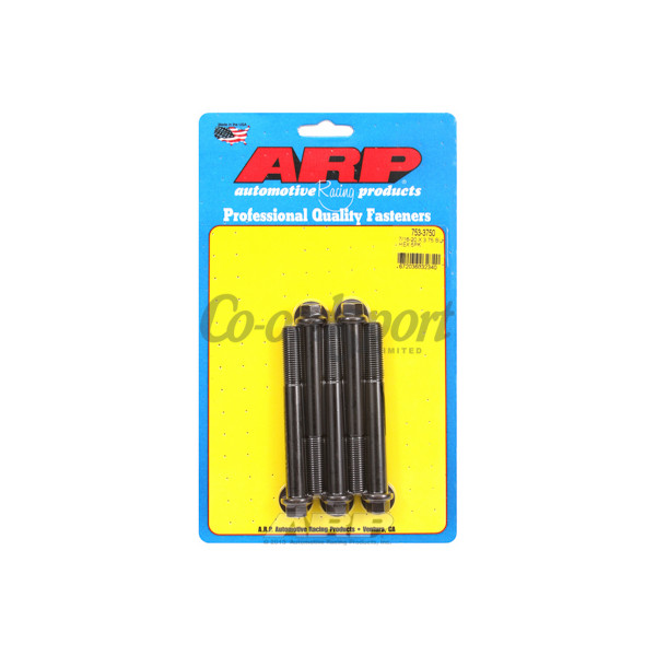 ARP 7/16-20 x 3.750 hex black oxide bolts image