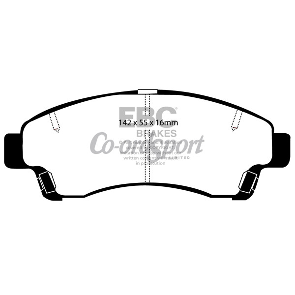 EBC Ultimax OEM Replacement Brake Pads image