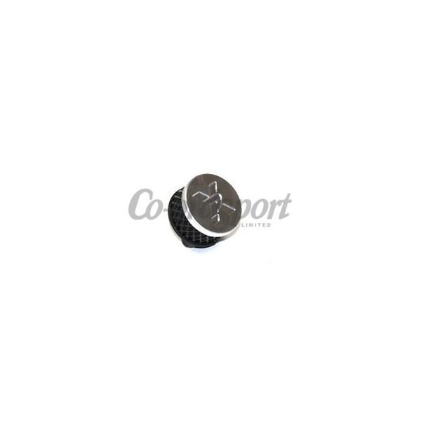 Forge Pipercross Crank Base Breather Filter with 19mm I-D image