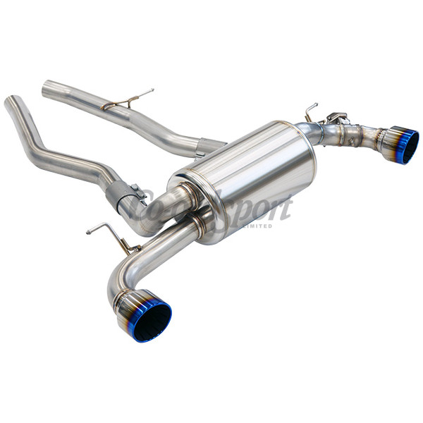 HKS Super Turbo Muffler Supra A90 Rear only TUV Approved image