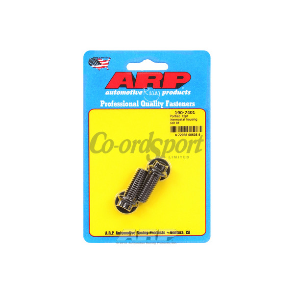 ARP Pontiac 12pt thermostat housing bolt kit image