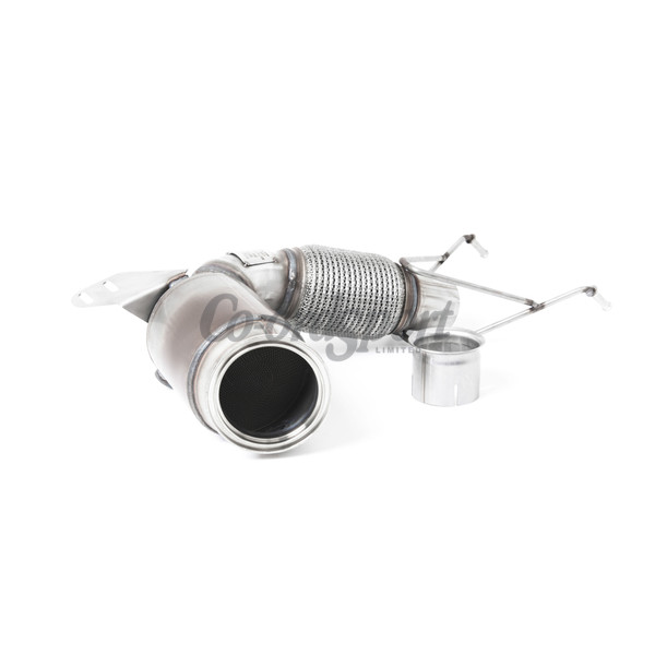 Milltek Large Bore Downpipe and Hi-Flow Sports Cat - New Mi image