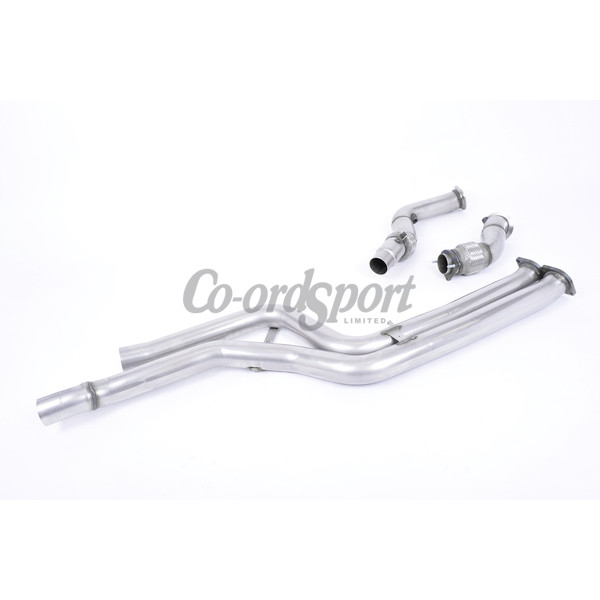 Milltek Large-bore Downpipe and De-cat BMW 4 Series F82 M image