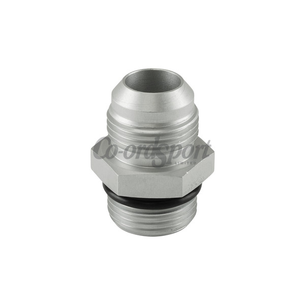 Turbosmart Fitting -12 AN Flare to -12 AN ORB Male Straight - Sil image