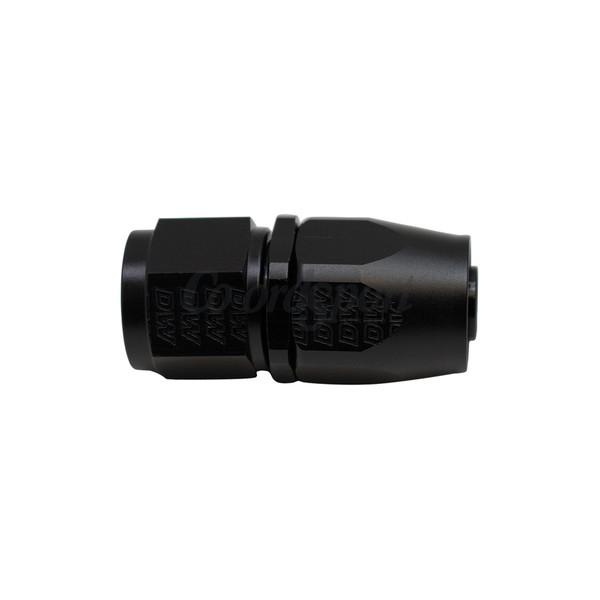 DW 10AN Female Swivel Straight Hose End CPE  Anodized Matte Black image