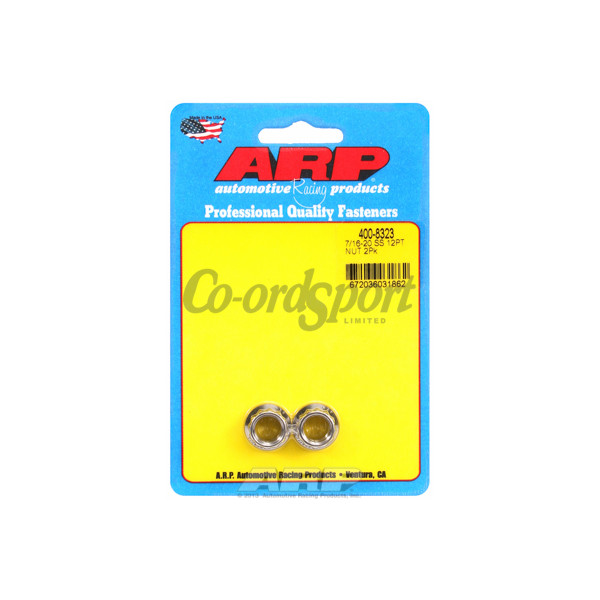 ARP 7/16-20 SS 12pt nut kit image