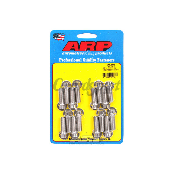 ARP 3/8 x 1.000 SS 12pt header bolt kit image