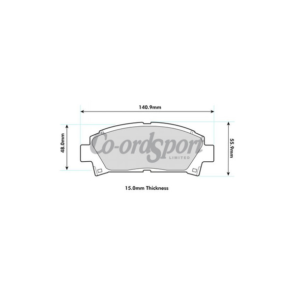 PBS Toyota MR2 Mk2 turbo 91 Protrack pads image