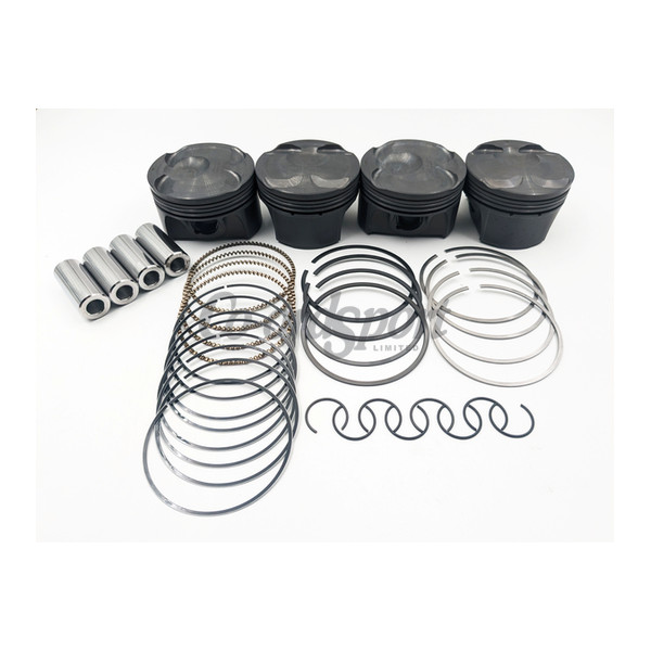 MAHLE FORD EcoBoost 2.3L Piston Set with Rings 87.51mm 9.5CR image