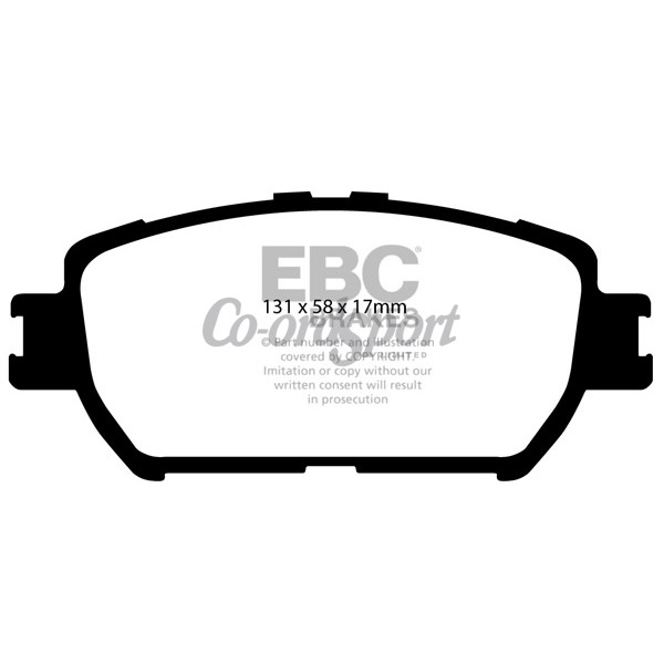 EBC Ultimax OEM Replacement Brake Pads image