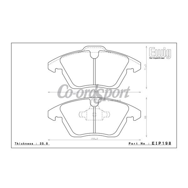 Endless Brake Pads N36SP Compound image