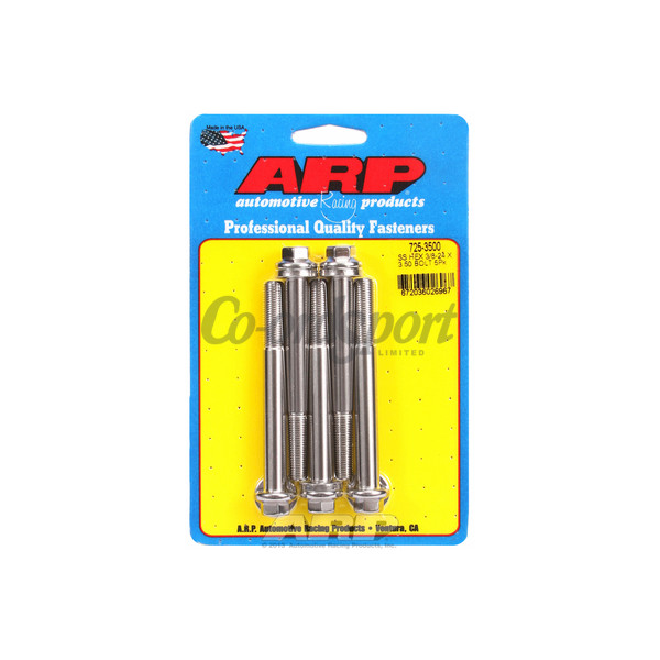 ARP 3/8-24 x 3.500 hex 7/16 wrenching SS bolts image