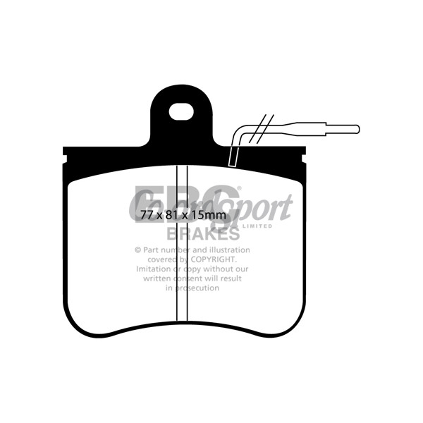 EBC Ultimax OEM Replacement Brake Pads image