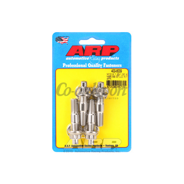 ARP M10 X 1.25/1.50 X 55mm broached stud kit 4pcs image