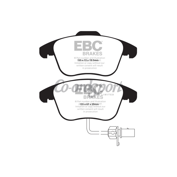 EBC Ultimax OEM Replacement Brake Pads image