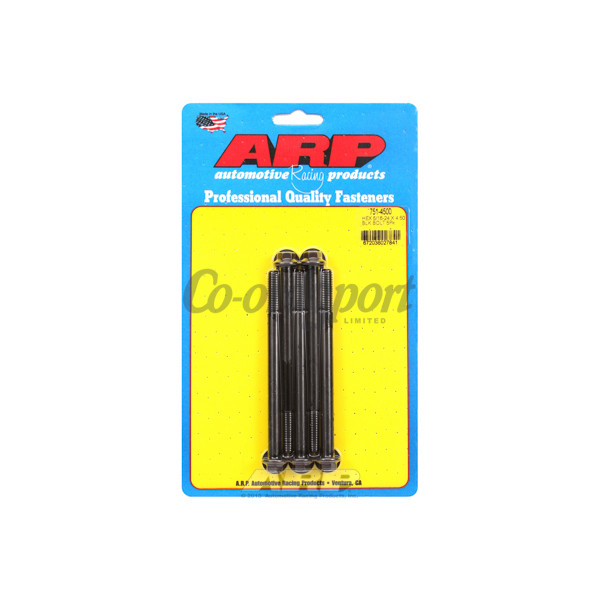 ARP 5/16-24 x 4.500 hex black oxide bolts image
