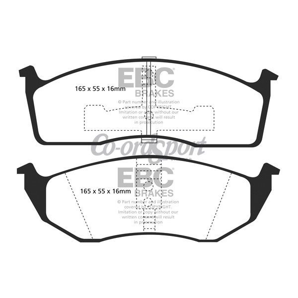 EBC Ultimax OEM Replacement Brake Pads image