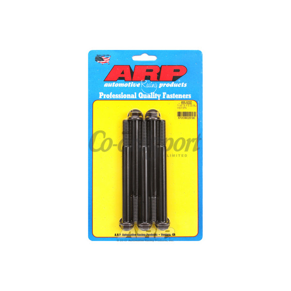 ARP 7/16-14 X 5.000 hex 1/2 wrenching black oxide bolts image