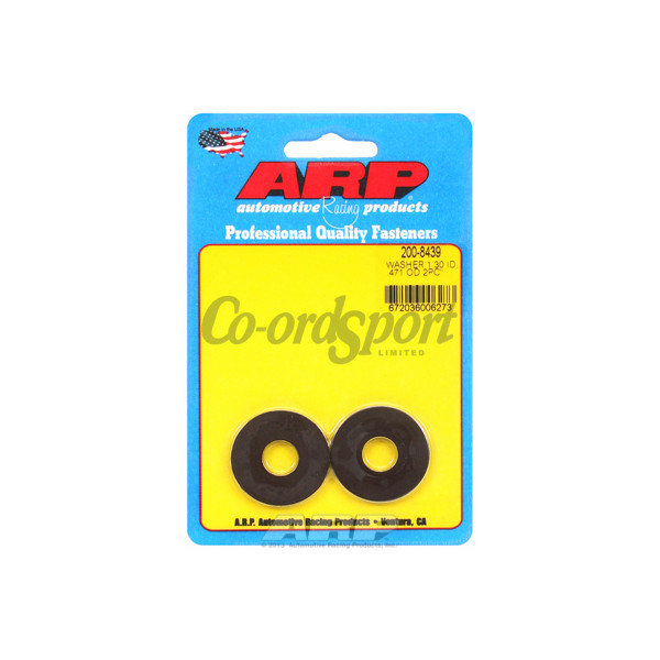 ARP .471 ID 1.30 OD no chamfer black washer image