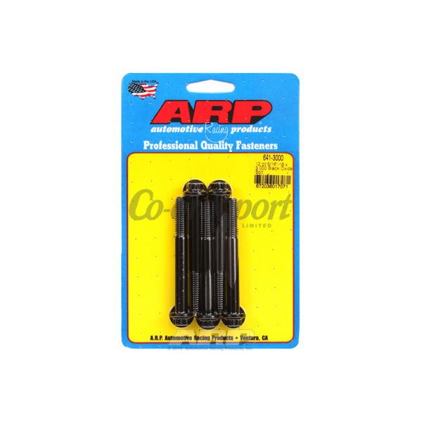 ARP 5/16-18 x 3.000 12pt black oxide bolts image