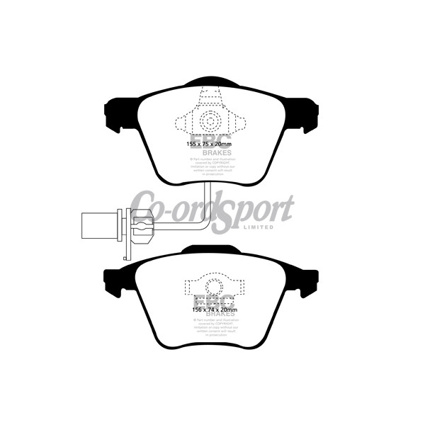 EBC Ultimax OEM Replacement Brake Pads image