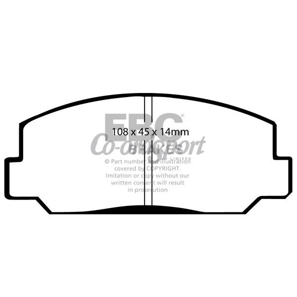 EBC Ultimax OEM Replacement Brake Pads image