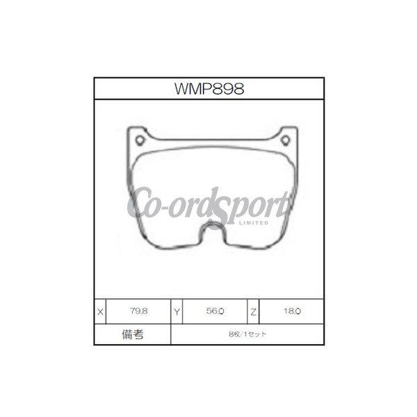 Winmax Brake Pads W6.5 Compound image