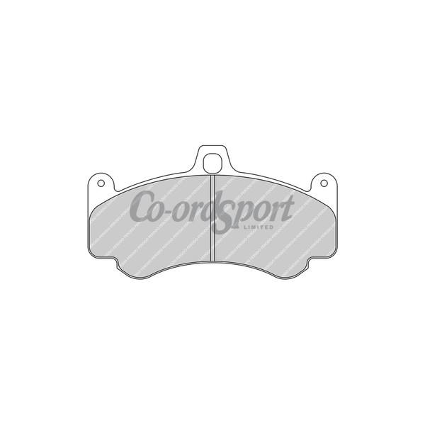 Ferodo DS3.12 Racing Brake Pads Porsche 997 GT3 Cup Front image