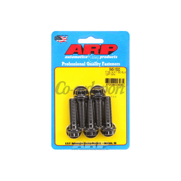 ARP 7/16-14 X 1.500 12pt 1/2 wrenching black oxide bolts image