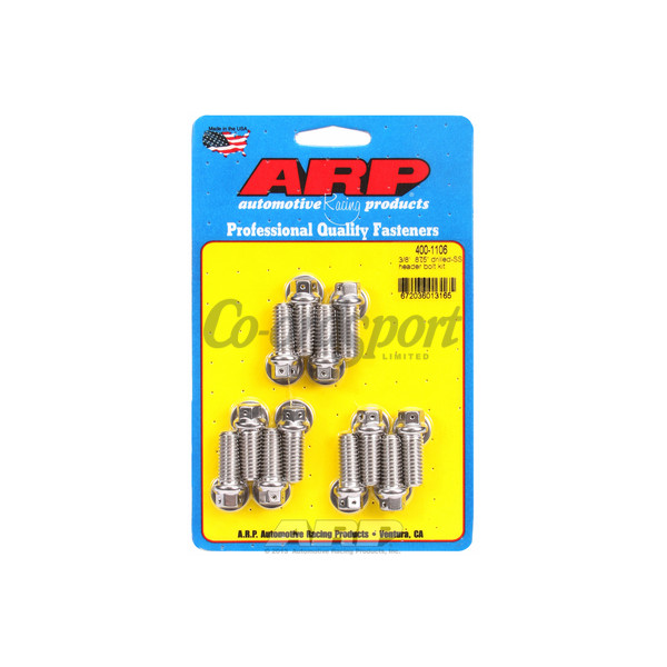 ARP 3/8 x .875 drilled SS header bolt kit image