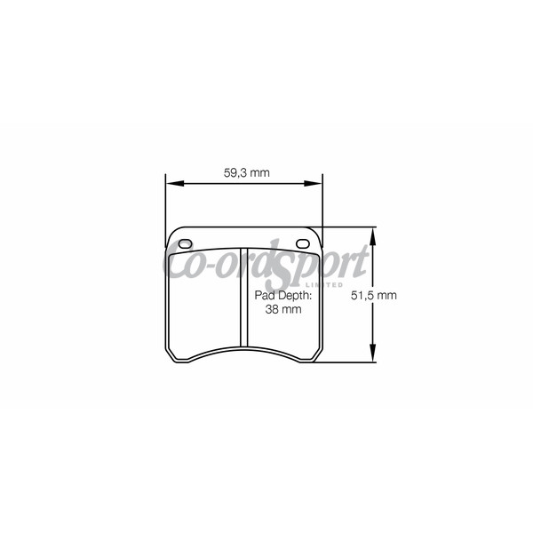 Pagid Racing Brake pads - RSH42 image
