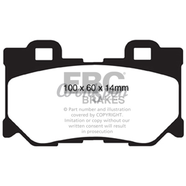 EBC Ultimax OEM Replacement Brake Pads image