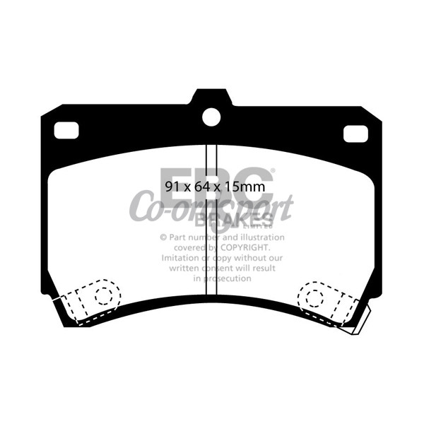 EBC Ultimax OEM Replacement Brake Pads image