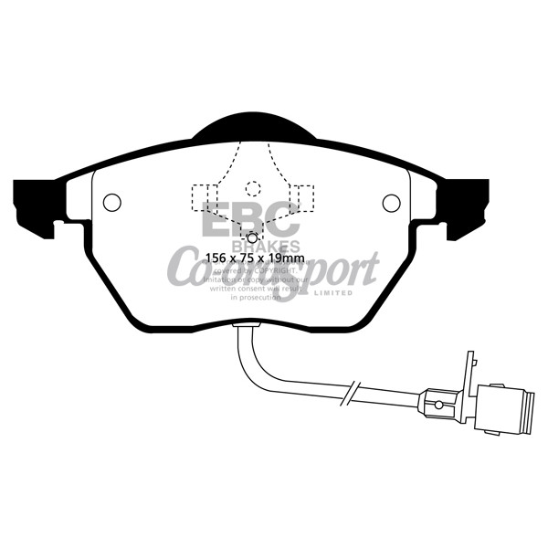 EBC Ultimax OEM Replacement Brake Pads image