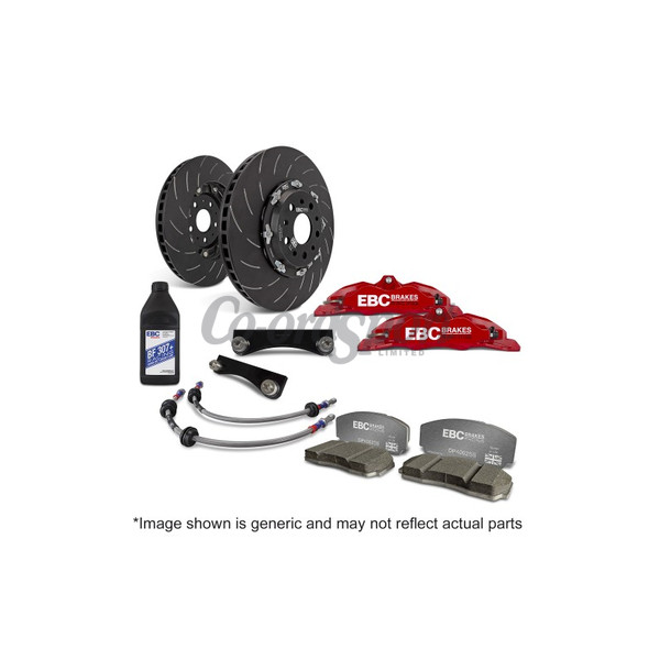EBC Racing Front Big Brake Kit for Porsche 911 (996/997) – Red image