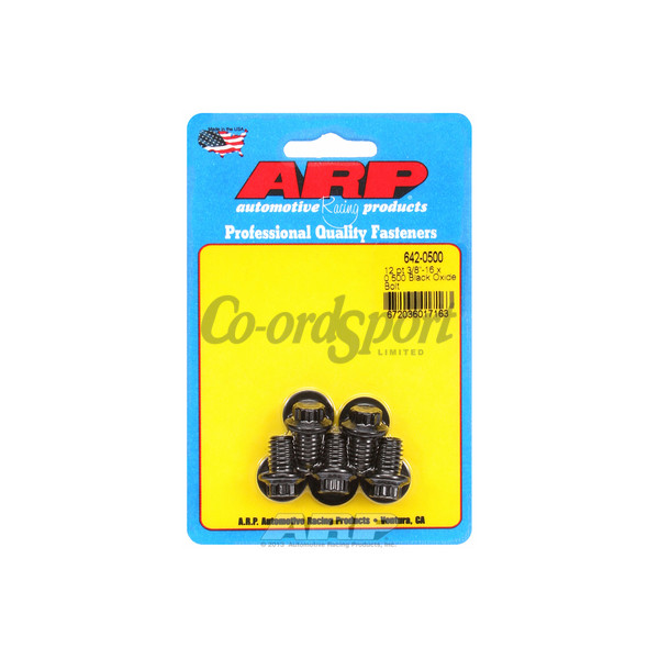 ARP 3/8-16 x 0.500 12pt black oxide bolts image